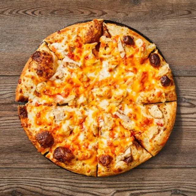 Chicken Ranchero Pizza.