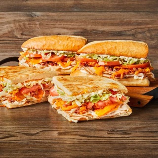 Turkey Bacon Cheddar Hoagie.