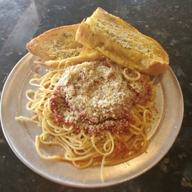 Spaghetti with Meat Sauce Pasta.